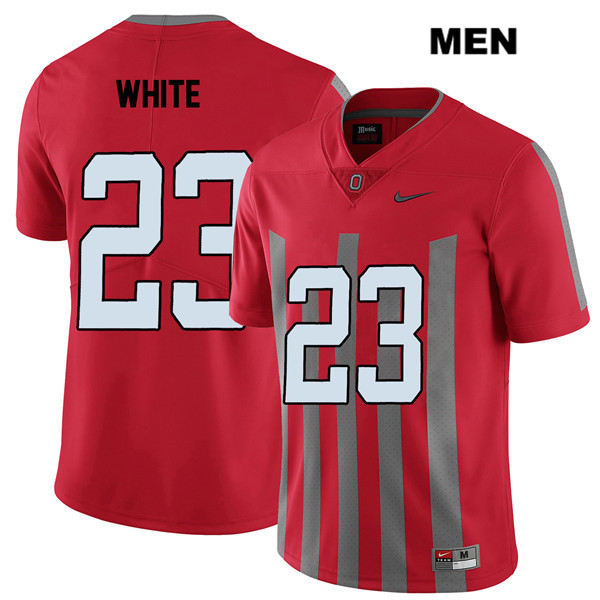 Ohio State Buckeyes Men's De'Shawn White #23 Red Authentic Nike Elite College NCAA Stitched Football Jersey VQ19J27ZA